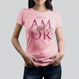 4. Camiseta MUJER amor