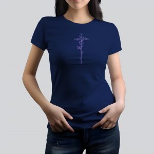 9. Camiseta MUJER flores