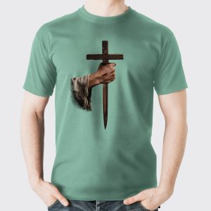 12. Camiseta HOMBRE mano y cruz