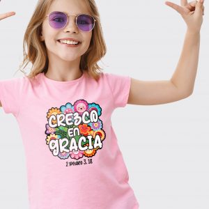 1. Camiseta NIÑA Crezco en gracia