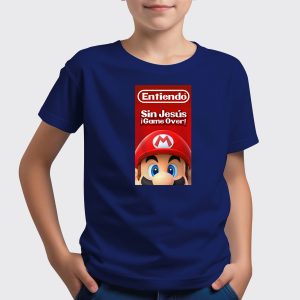 10. Camiseta NIÑO Mario Bros, Sin Jesús Game Over