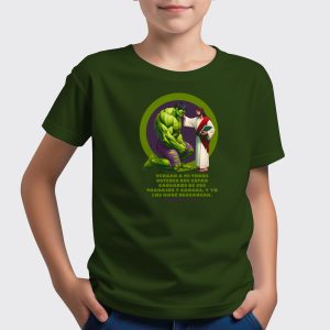 4. Camiseta NIÑO Hulk, vengan a mi