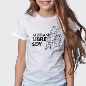 6. Camiseta NIÑA Frozen - Ahora sí, libre soy